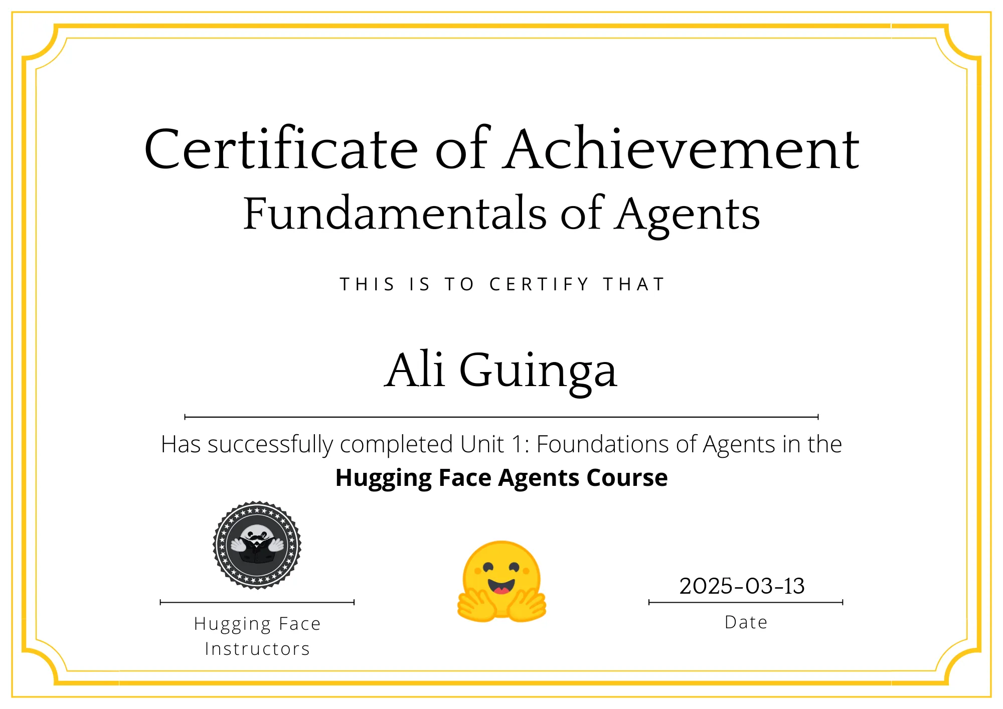 AI Agent Certification